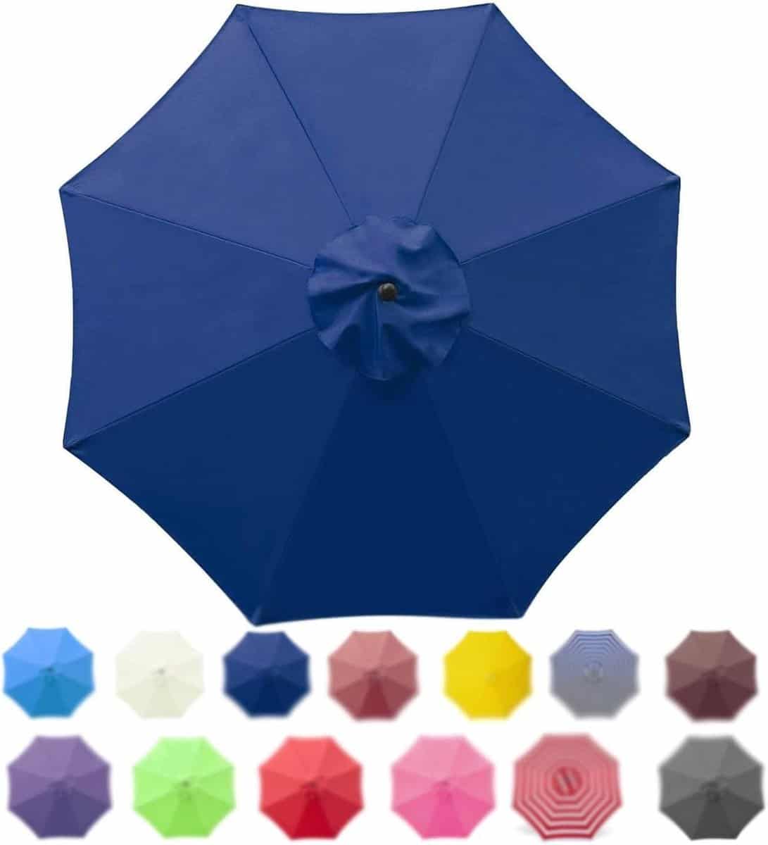 parasol vervangdoek parasolhoes buiten terras beschermen uv bestendig
