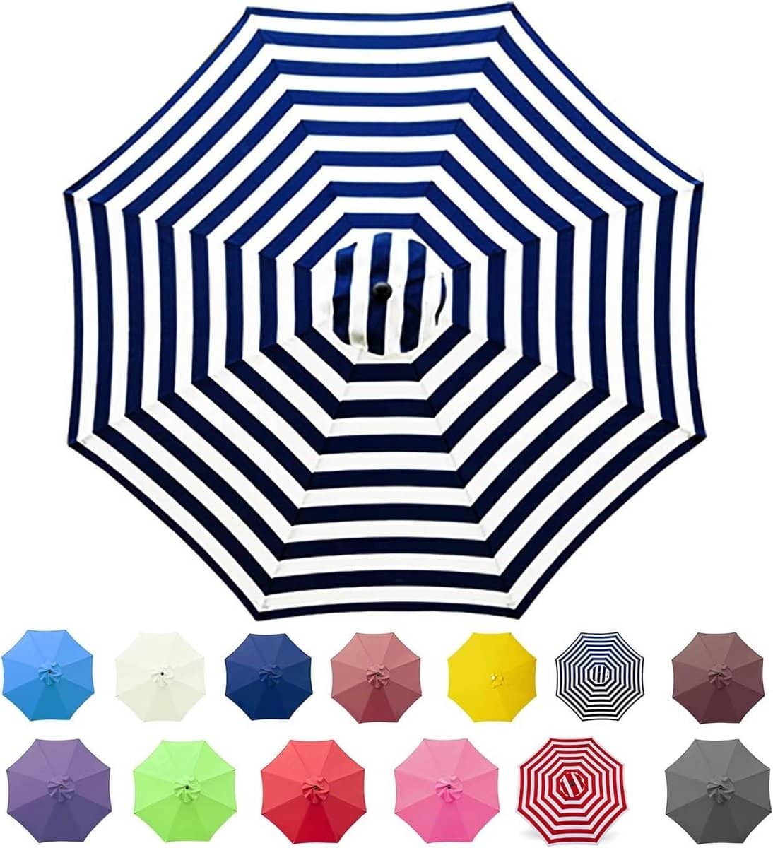 parasol vervangdoek parasolhoes buiten terras beschermen uv bestendig
