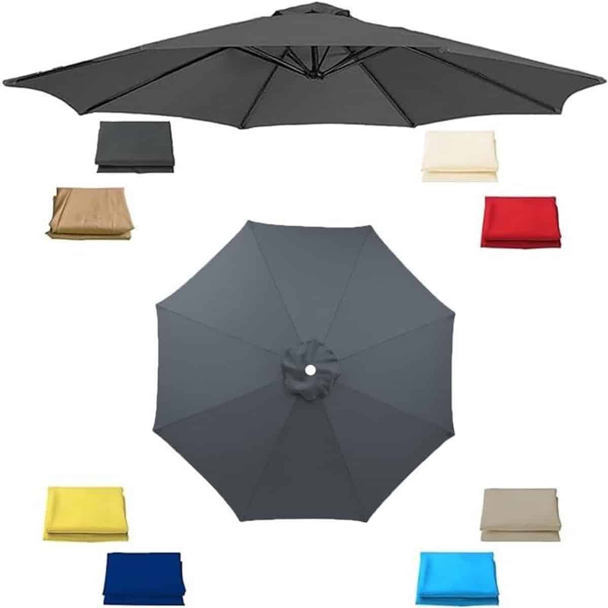 parasol vervangdoek parasolhoes buiten zonnen uv beschermend