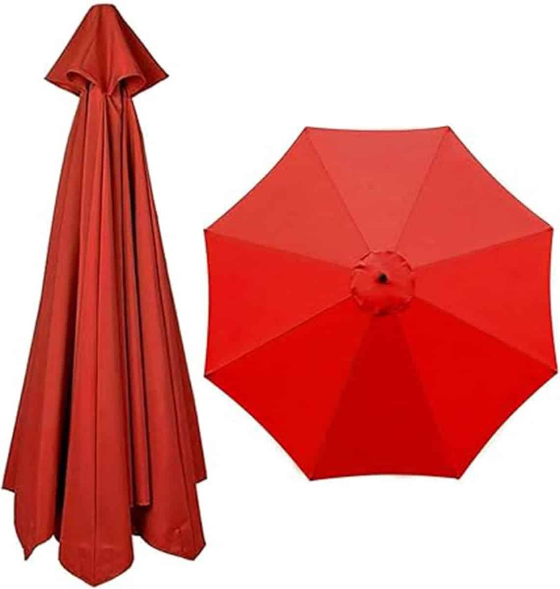 parasol vervangdoek parasolhoes buiten zonnen waterdicht polyester