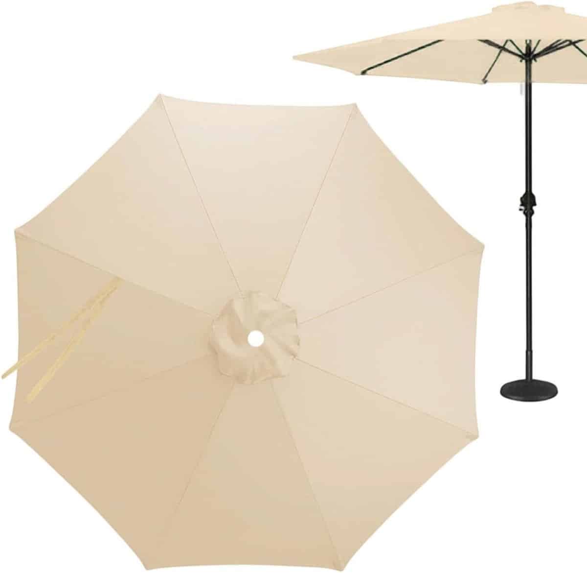 parasol vervangdoek parasolhoes kap buiten zomer uv