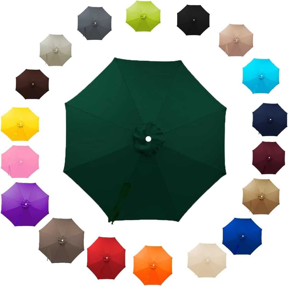 parasol vervangdoek parasolhoes rond buiten zitten waterdichte