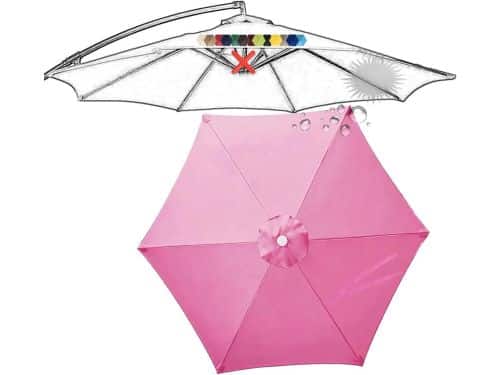 Parasol Vervangdoek - Parasolhoes - Terras Beschermen - Met Ventilatie