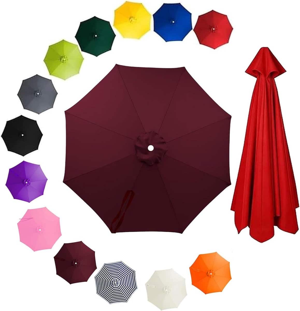 parasol vervangdoek parasolhoes vervanghoes terras beschermen waterafstotend
