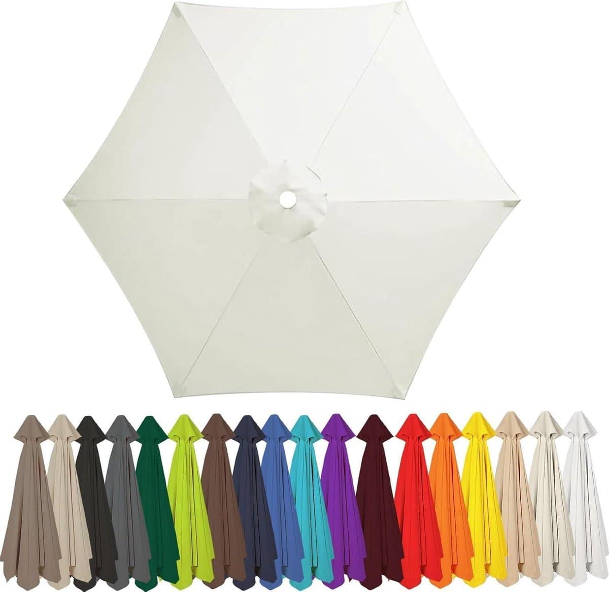 parasol vervangdoek terras parasolhoes buiten schaduw creëren
