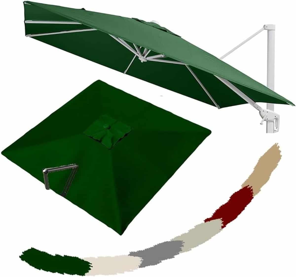parasol vervangingsdoek parasolhoes bovenkant buiten zitten waterdicht