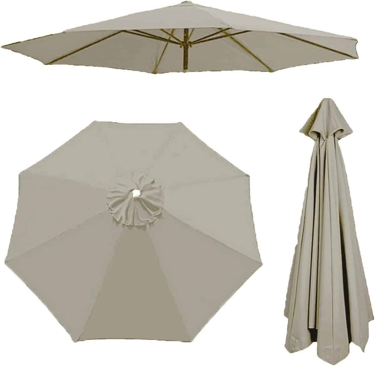 parasol vervangingsdoek parasolhoes bovenkant tuin schaduw creëren
