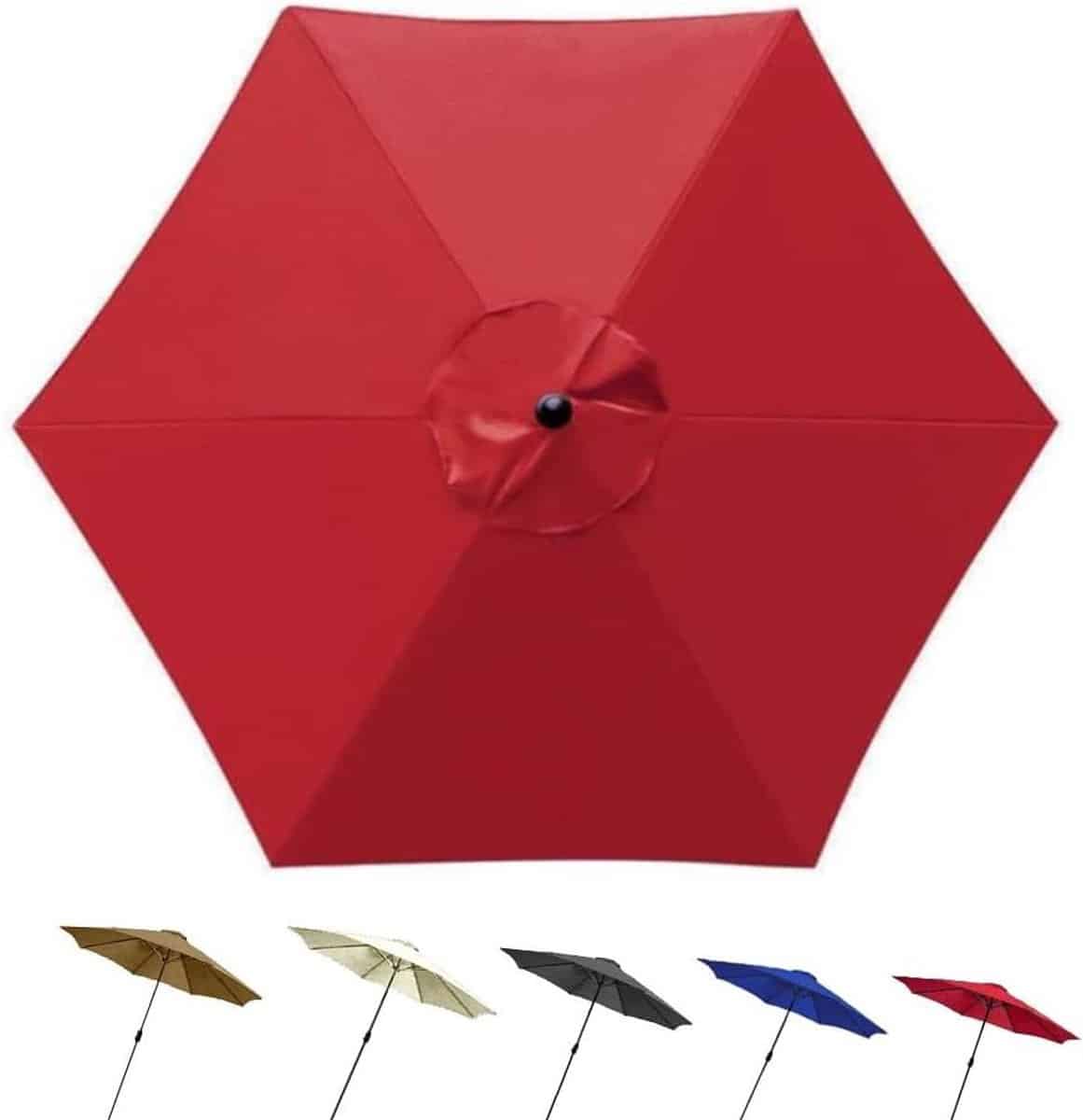 parasol vervangingsdoek parasolhoes buiten buiten ontspannen uv bestendig