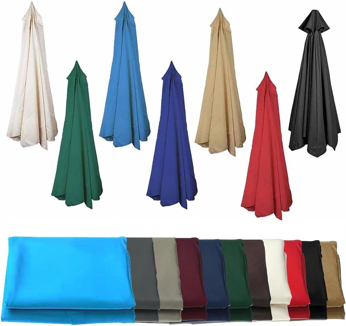 parasol vervangingsdoek parasolhoes buiten genieten uv bestendig waterdicht