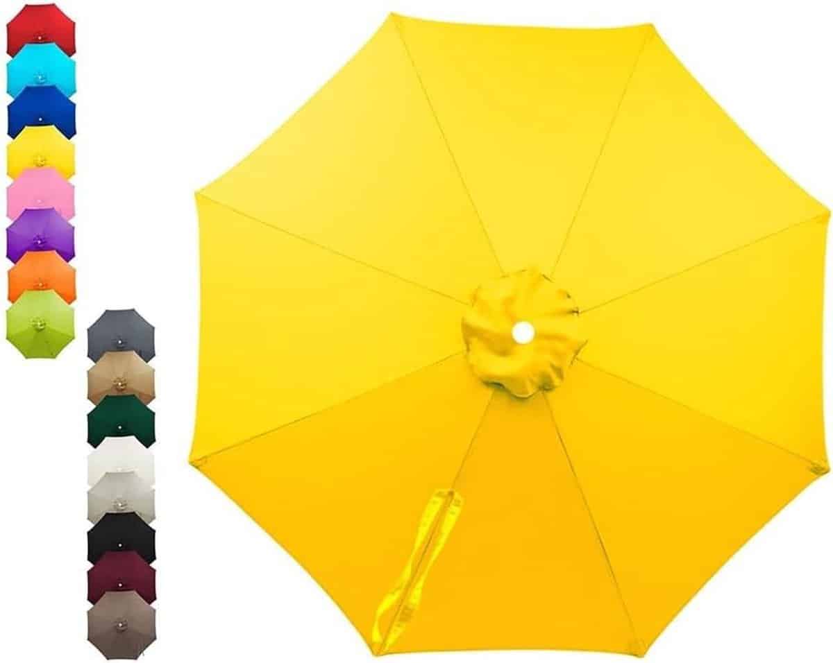 parasol vervangingsdoek parasolhoes tuinparasol buiten zonnen waterdicht