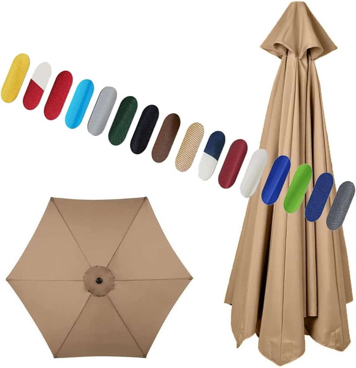 parasol vervangingsluifel parasolhoes buiten schaduw creëren met