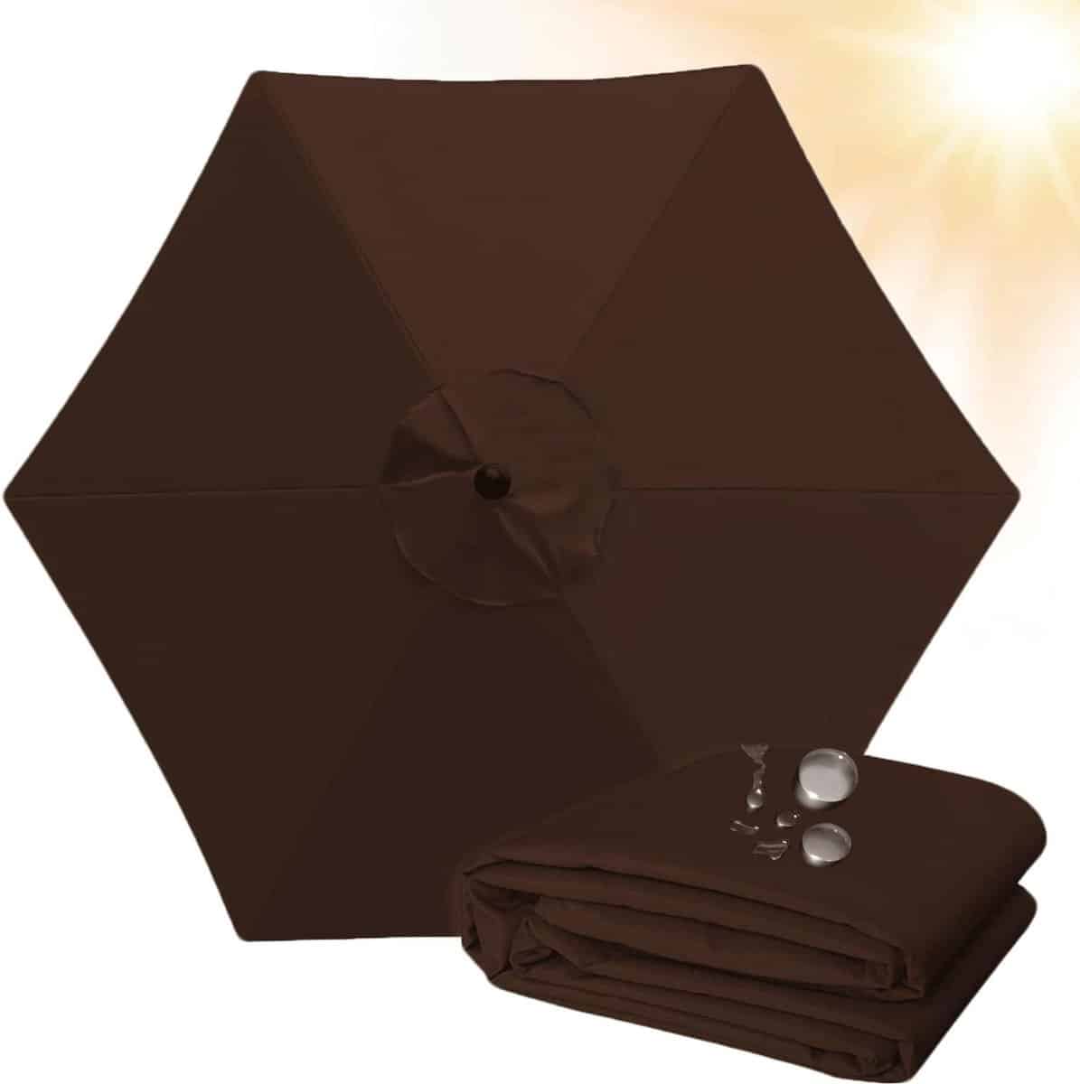 parasol vervangingsluifel parasolhoes buiten schaduw creëren waterdicht