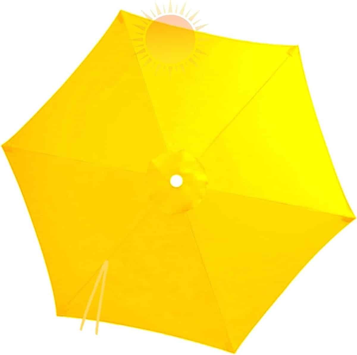 parasol vervangingsluifel parasolhoes buiten terras beschermen waterdicht