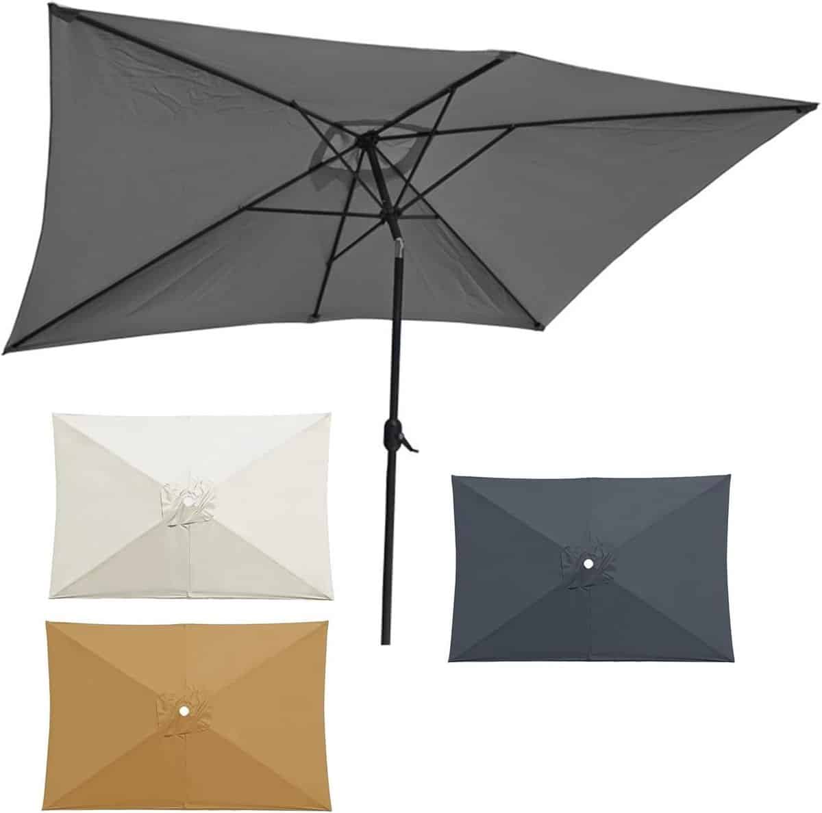 parasol vervangingsstof parasolhoes buiten beschermen waterdicht uv bestendig
