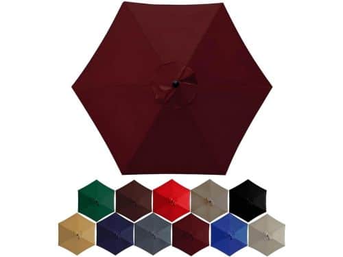 Parasol Vervangingsstof - Parasolhoes Buiten - Terras Beschermen - UV