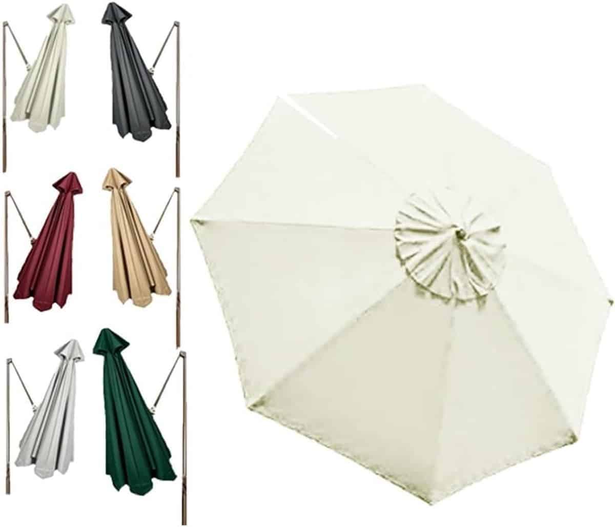 parasol vervangingsstof parasolhoes buiten zonnen uv bescherming