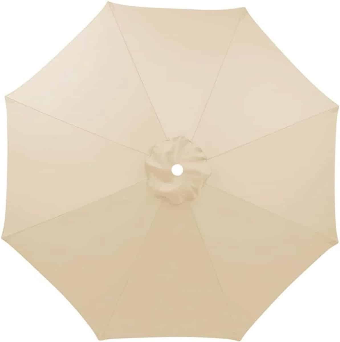 parasol vervangluifel parasolhoes terras beschermen ventilatie ontwerp