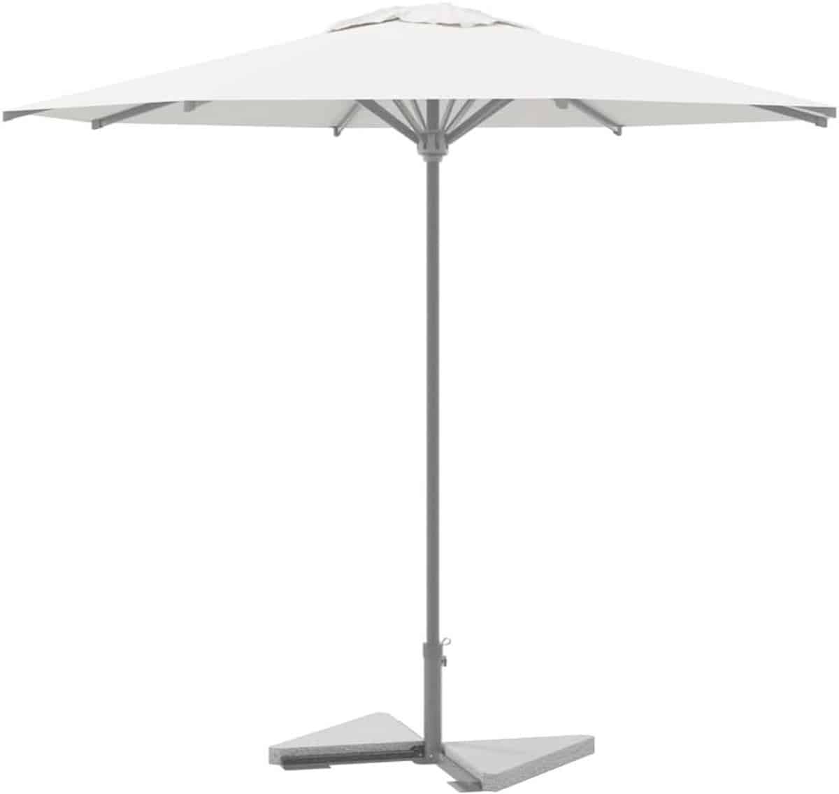 parasolgewicht schijven parasolvoet stabilisator parasol stabiliseren driehoekige