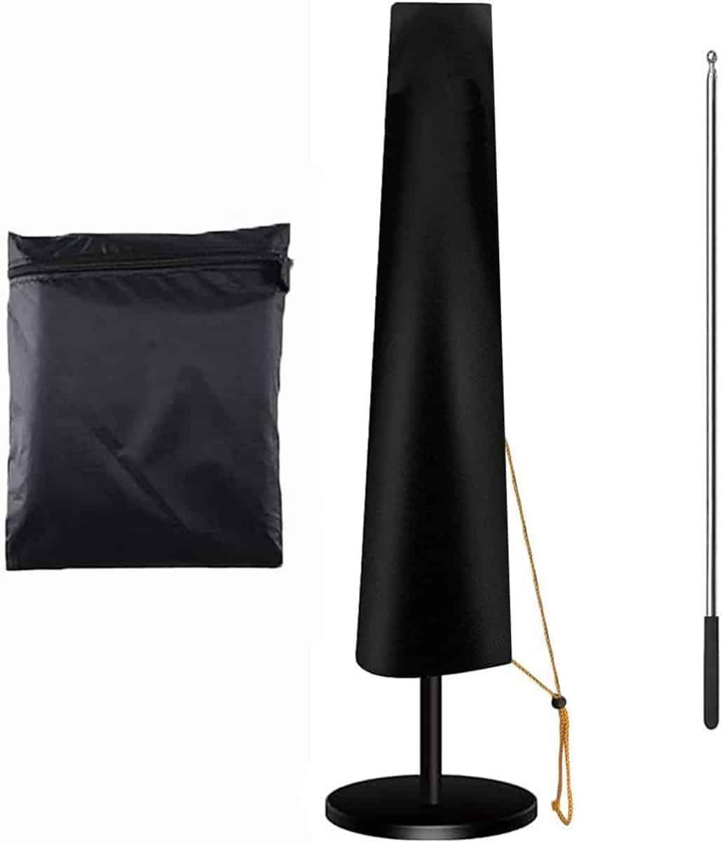 parasolhoes beschermhoes tuin paraplu cover terras meubels