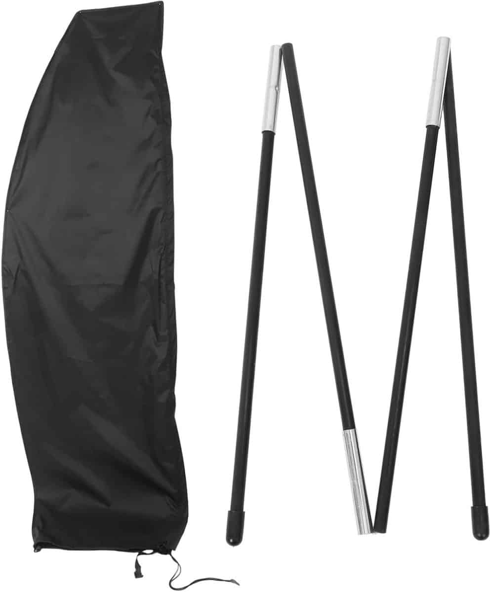 parasolhoes buitenhoes bescherming tuinmeubelen stabiel bij wind