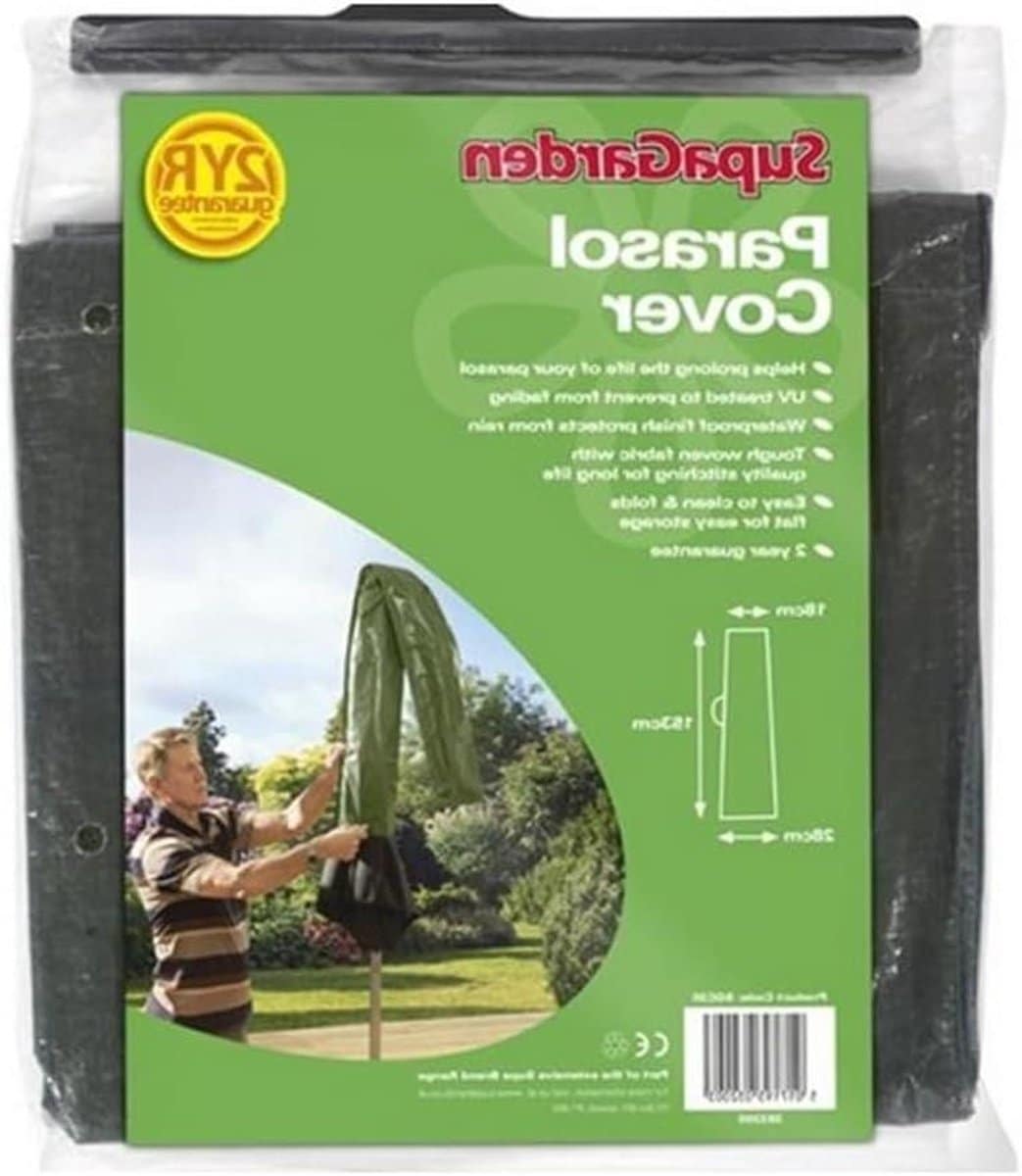parasolhoes hoes parasol tuinmeubelen beschermen met trekkoord