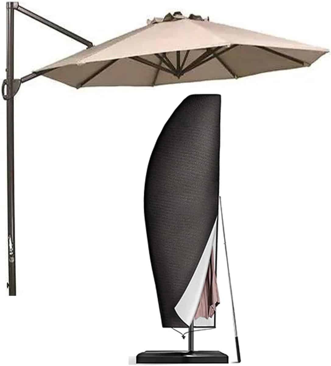 parasolhoes hoes voor parasol tuinmeubilair beschermen waterdicht