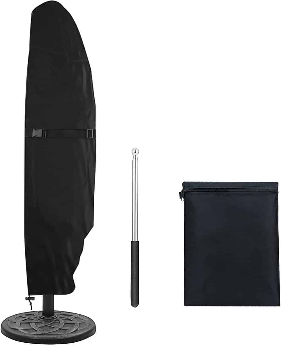 parasolhoes offset parasolhoes van 420d oxford stof, waterdicht met