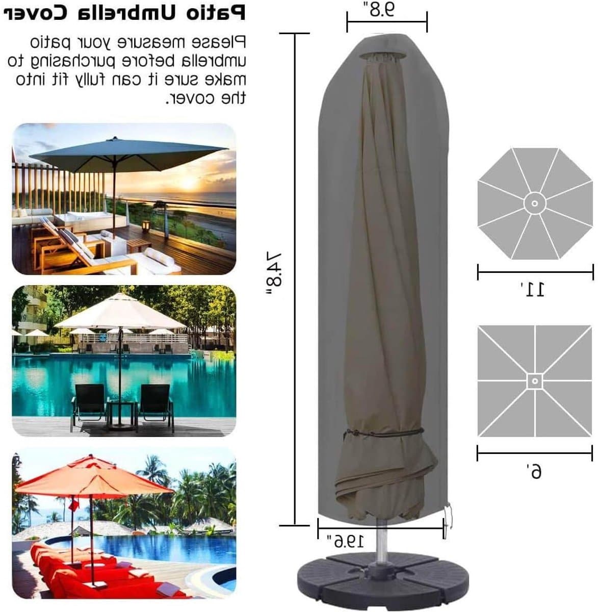 parasolhoes robuust parasol beschermhoes terrasmeubilair beschermen waterdicht