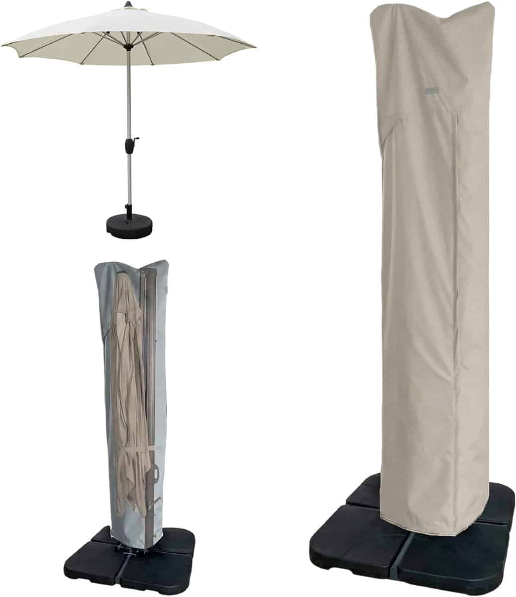 parasolhoes terrashoes bescherming buiten waterdicht en uv bestendig