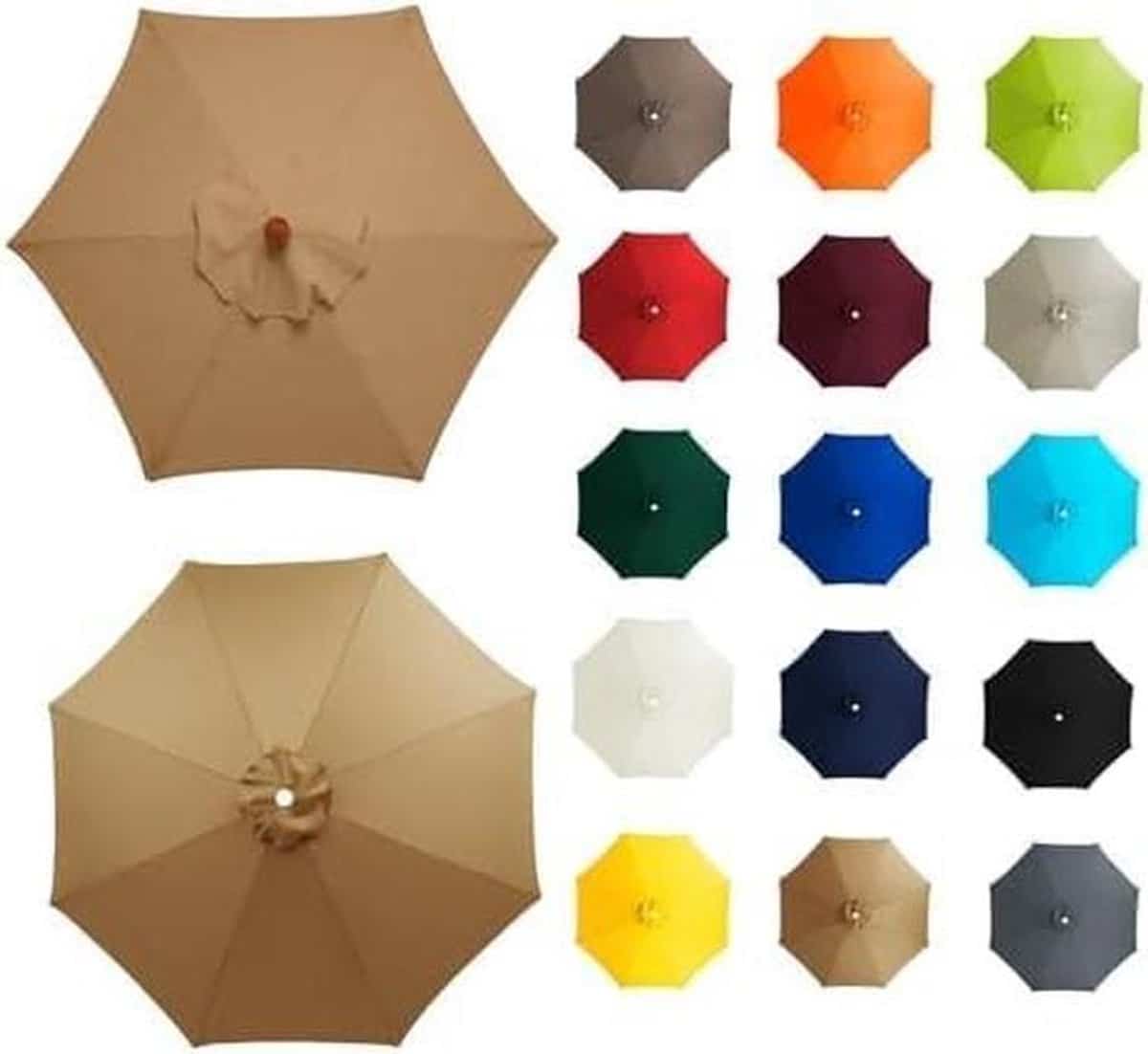 parasolhoes waterdicht luifel beschermhoes terras beschermen uv
