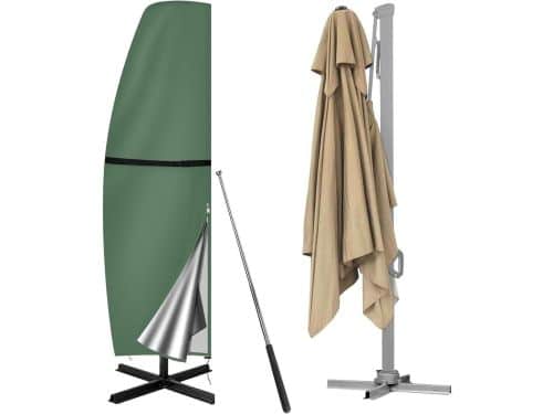 Parasolhoes Waterdicht - Parasol Afdekking - Terras Beschermen - Inclusief
