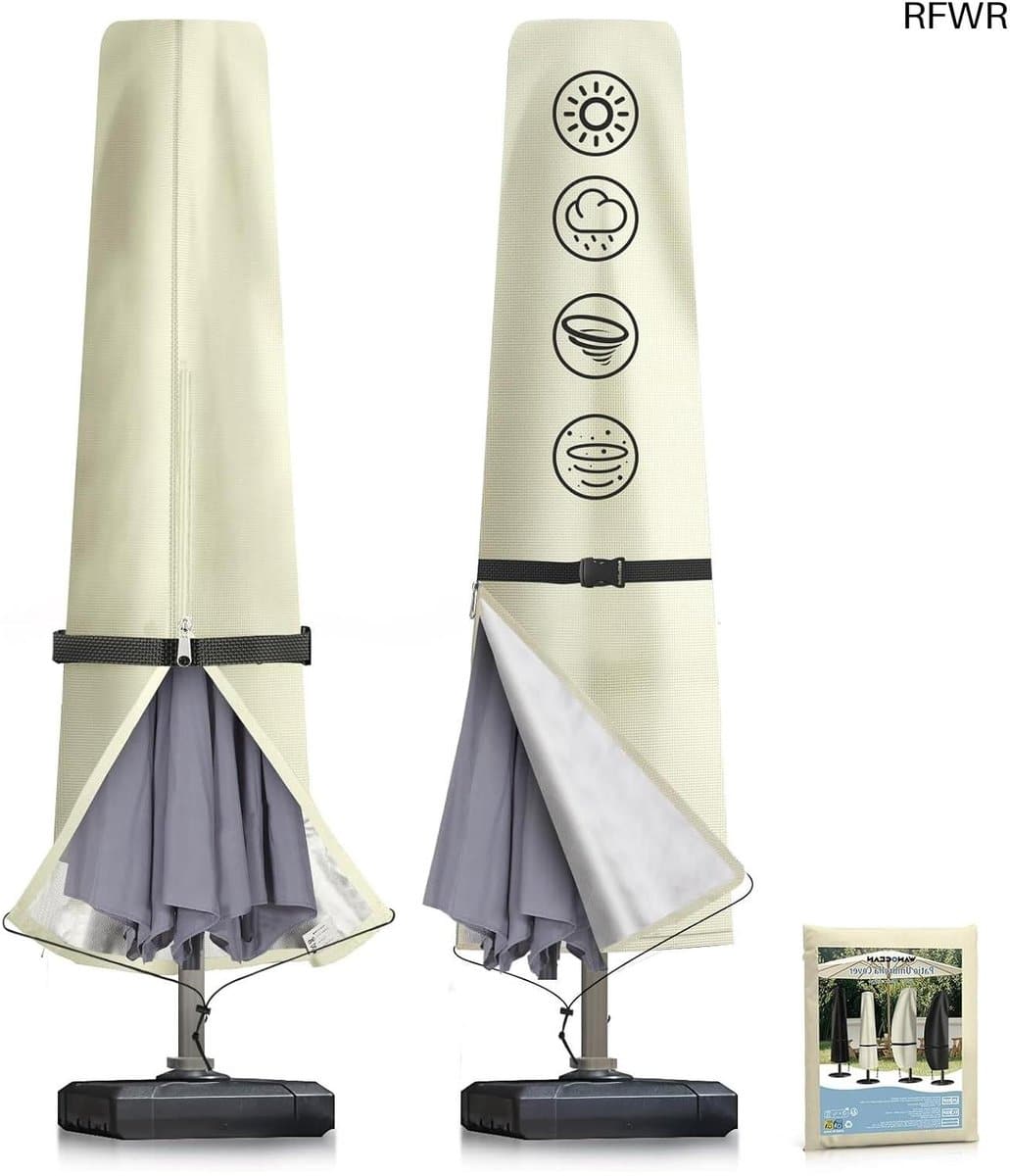 parasolhoes waterdicht terrasparasol beschermhoes parasol beschermen 600d
