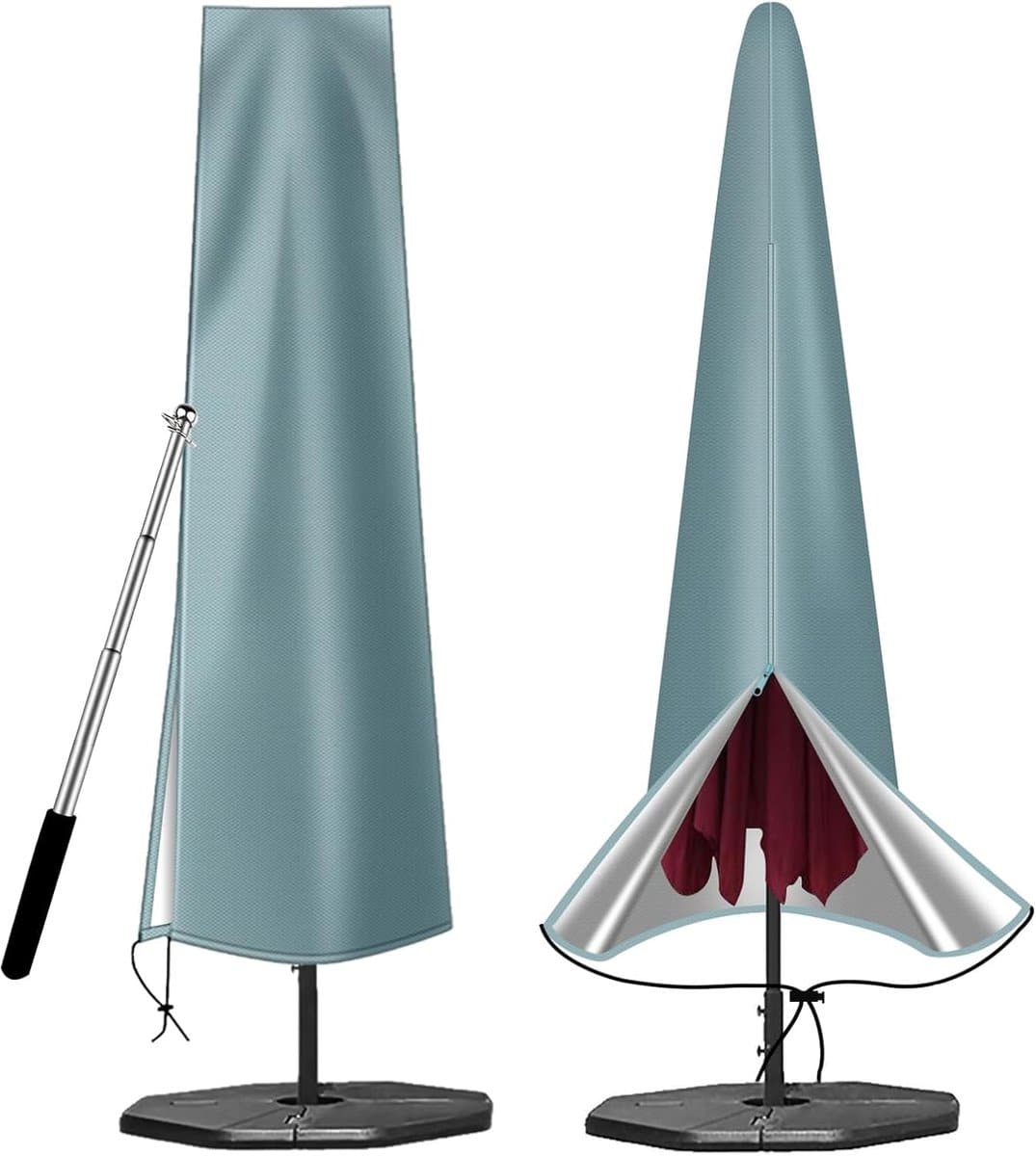 parasolhoes weerbestendige zweefparasolhoes beschermhoes voor parasol zonwering