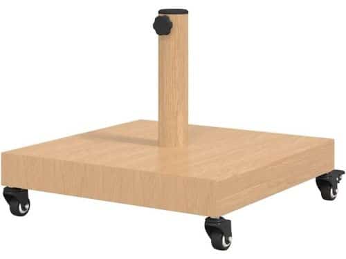 Parasolstandaard Hout - Parasolvoet - Terras Buiten - Robuuste Constructie