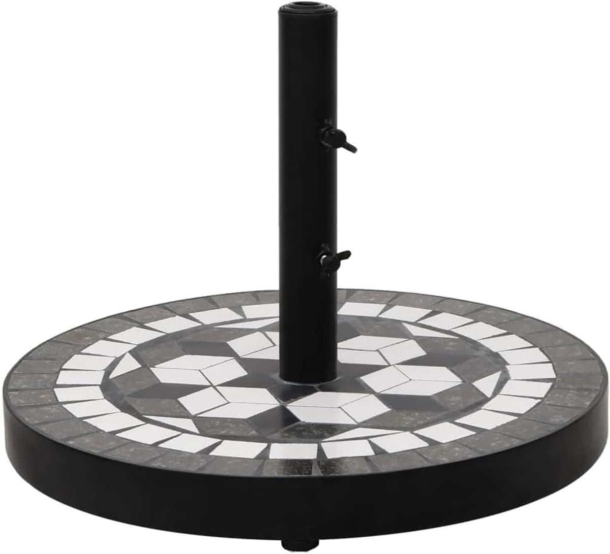 parasolstandaard rond parasolvoet buiten terras parasol stabiliseren
