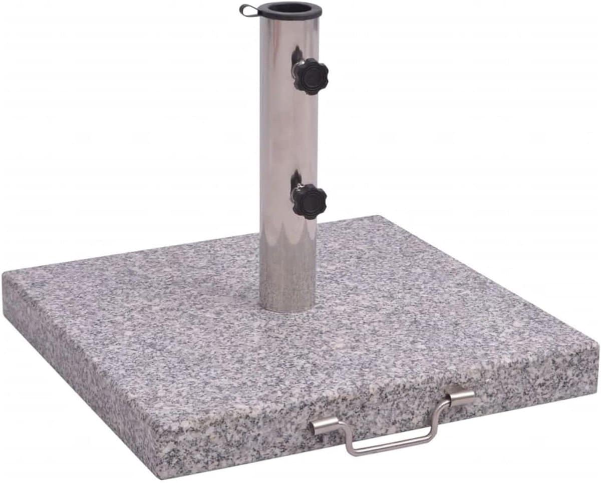 parasolvoet graniet parasolhouder stabiliteit terras genot met