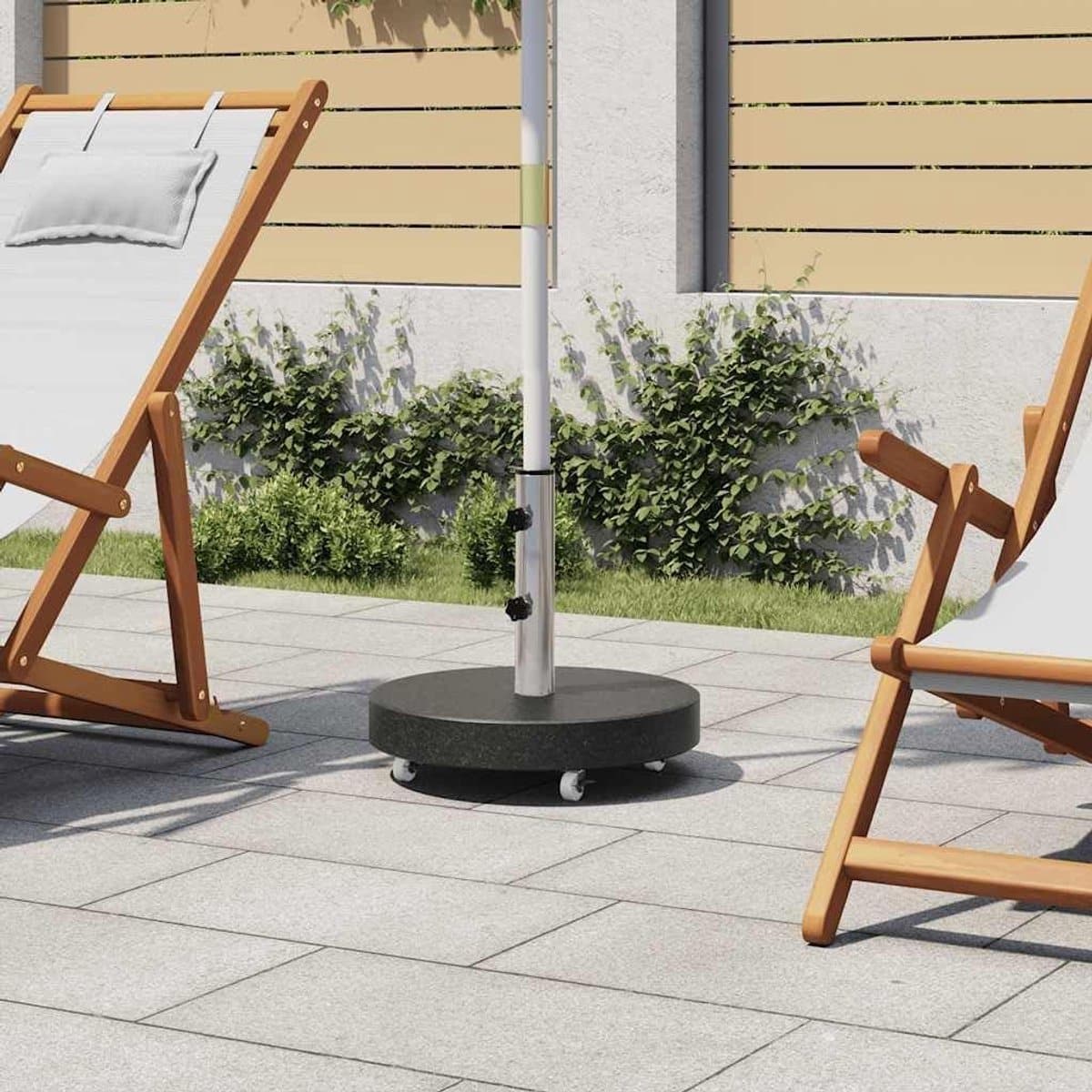 parasolvoet graniet parasolhouder terras stabiliseren met wielen