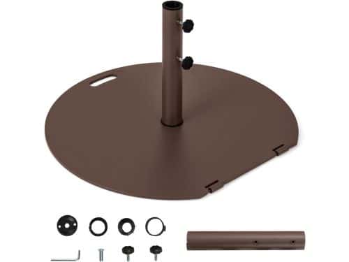 Parasolvoet - Parasolhouder Marktparasol - Buiten Zitten - Met Wielen