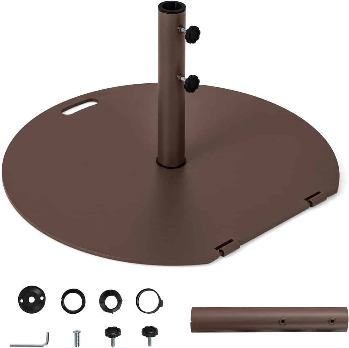 parasolvoet parasolhouder marktparasol buiten zitten met wielen