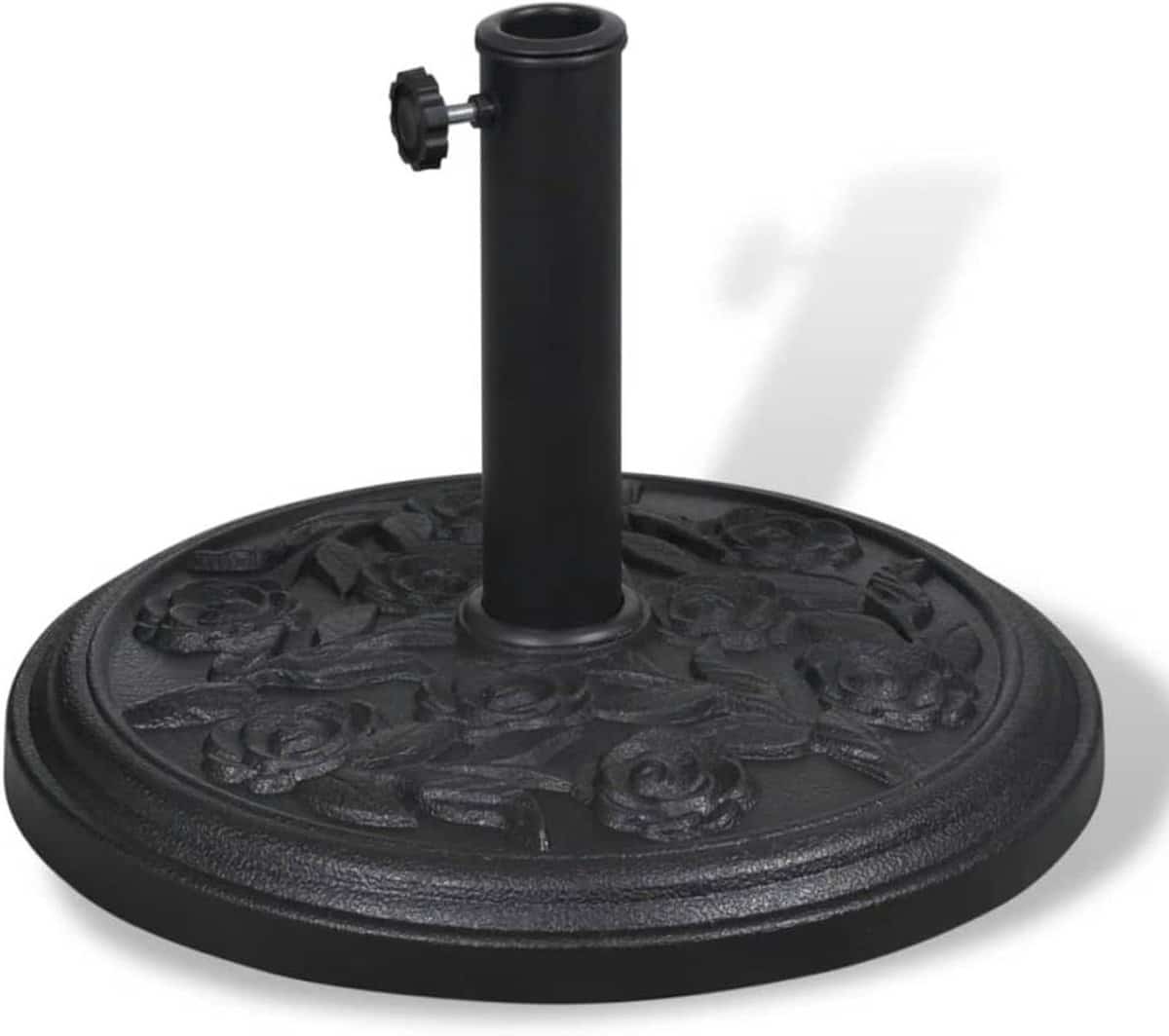 parasolvoet rond terras parasol buiten zitten massieve