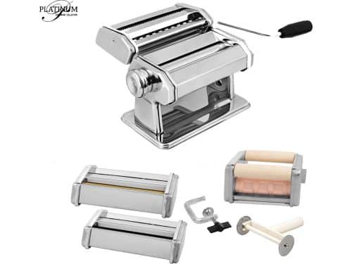 Pastamaker Deluxe 5in1 - Pastamachine met 3x Verwisselbare Kop voor