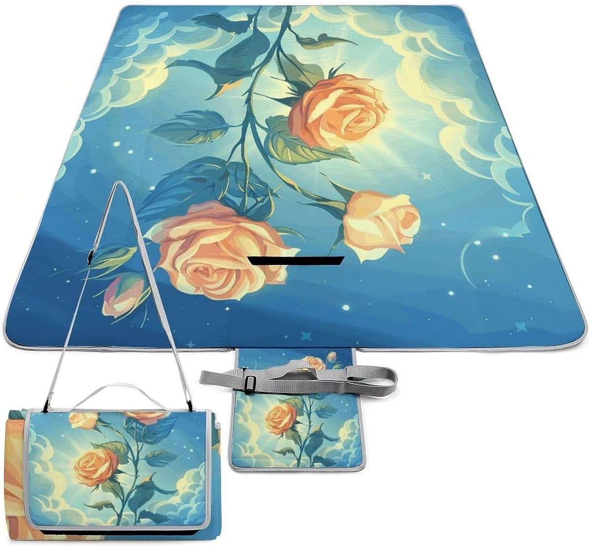 picknickmat bloemen kampeerkleed buitenkleed gezellig buiten zitten
