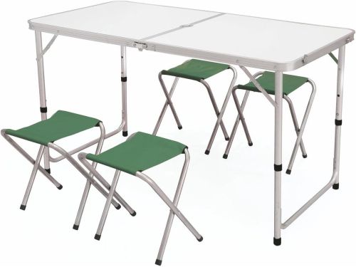 Picknicktafel met krukken - Klaptafel set - Buiten eten