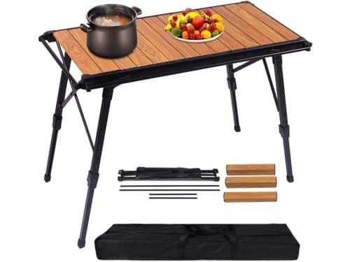 Picknicktafel Opvouwbaar - Klaptafel Outdoor - Buitenactiviteiten Genieten - Verstelbare