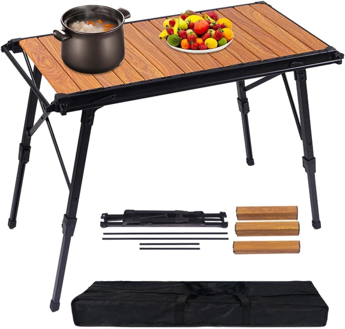 picknicktafel opvouwbaar klaptafel outdoor buitenactiviteiten genieten verstelbare