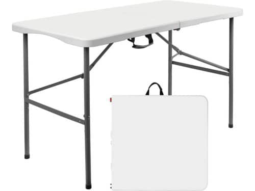 Plastic Klaptafel - Opvouwbare Tafel - Buiten Bijeenkomsten - Stabiel