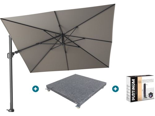 Platinum Challenger Premium T2 3x3 m - Manhattan Grey met