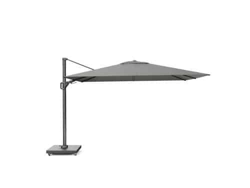 Platinum Challenger zweefparasol T2 premium 2.60x3.50 manhattan licht grijs