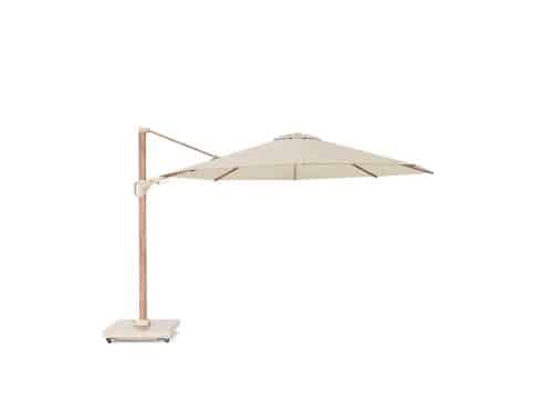 Platinum Challenger zweefparasol T2 premium 3.5 m teak champagne