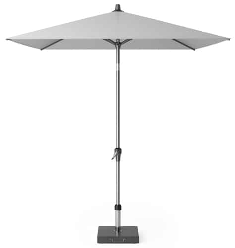 platinum riva parasol 250×200 cm licht grijs